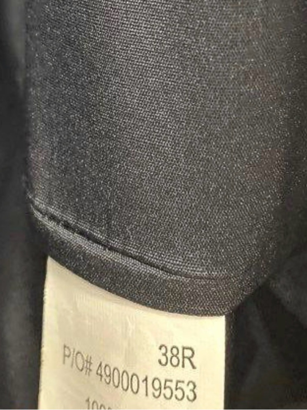 Ralph Lauren / Macy’s Men’s Store 100% Wool Navy Blazer with Gold Buttons, 38R - Picture 4 of 7